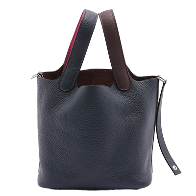 エルメス ピコタンロック18 PM カザック2 トリヨンクレマンス エトゥープ×ゴールド×ナタ シルバー