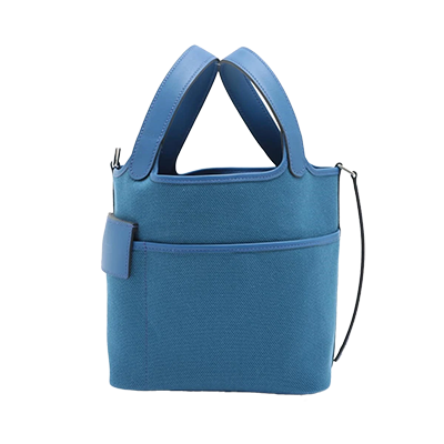 エルメス ピコタンロック カーゴPM トワルゴエラン×スイフト ブルーロワイヤル シルバー