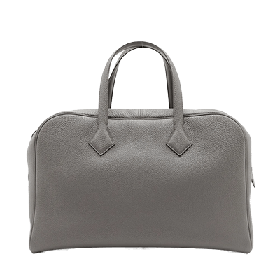 エルメス ヴィクトリア43 トゴ エタン シルバー