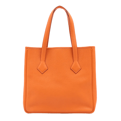 エルメス ヴィクトリアカバス トリヨンクレマンス トートバッグ オレンジ
