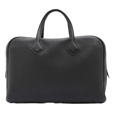 エルメス ヴィクトリア2 12H トリヨンクレマンス ブラック シルバー