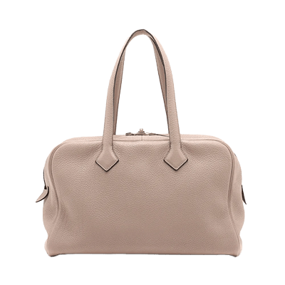 エルメス ヴィクトリア2 フールトゥ35 トリヨンクレマンス トゥルティエールグレー シルバー