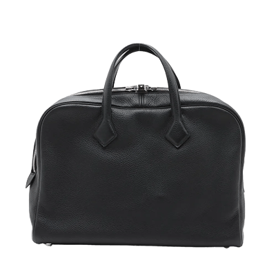 エルメス ヴィクトリア2 12H トリヨンクレマンス ブラック シルバー