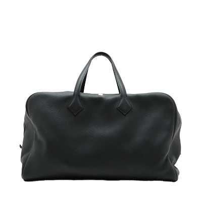 エルメス ヴィクトリア50 トリヨンクレマンス ブラック シルバー