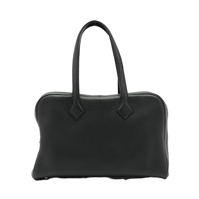 エルメス ヴィクトリア35 トリヨンクレマンス ブラック シルバー