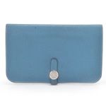 HERMES エルメス ドゴンGM トゴ ブルージーン SV金具 P刻印
