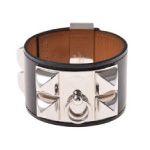 HERMES エルメス ブレスレット コリエドシアン レザー