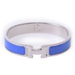 HERMES エルメス クリックアッシュ 青 SV