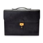 HERMES エルメス サックアデペッシュ 38 黒