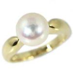 MIKIMOTO ミキモト 1P・8.26㎜ パールリング/K18YG