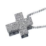 Ponte Vecchio ポンテヴェキオ ダイヤモンド クロス ネックレス K18