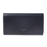 Saintlaurent サンローラン ファスナー長財布 レザー