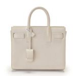 Saintlaurent サンローラン サックドジュール 白 カーフ