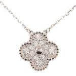 Van Cleef & Arpels ヴァンクリーフ&アーペル ヴィンテージ アルハンブラ 12Pダイヤネックレス