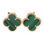 Van Cleef & Arpels ヴァンクリーフ&アーペル ヴィンテージアルハンブラ ピアス マラカイ