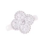 Van Cleef & Arpels ヴァンクリーフ&アーペル ヴィンテージアルハンブラリング ダイヤ