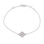 Van Cleef & Arpels ヴァンクリーフ&アーペル スウィートアルハンブラ ブレスレット ダイヤ WG