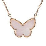 Van Cleef & Arpels ヴァンクリーフ&アーペル ラッキーアルハンブラ ネックレス YG マザーオブパール
