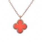 Van Cleef & Arpels ヴァンクリーフ&アーペル スウィートアルハンブラ PG カーネリアン