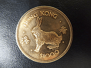 K22 香港$1000干支金貨