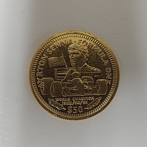 K24 アイルトンセナ記念金貨 10oz 表