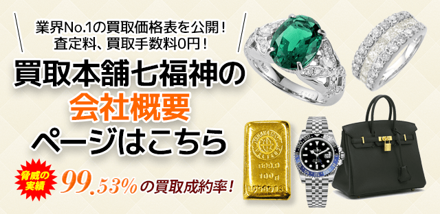 買取本舗七福神の会社概要ページはこちら